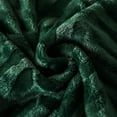 thumbnail image 5 of Whale Flotilla Soft Flannel Fleece Lightweight 50"x60" Throw Blanket, Brushed Chevron Design Fluffy Plush Cozy Blanket for All Seasons, Dark Green, 5 of 8