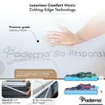 thumbnail image 5 of Paderna 3" Bio-Responsive Celliant-Infused Mattress Topper - Better Sleep, Improved Circulation, Supports Recovery, FDA-Determined Medical Device (Cal King), 5 of 12