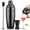 Black, variant on Semfri 25oz Cocktail Shaker Set,Stainless Steel with Jigger, Mixing Spoon & Built-in Strainer