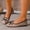 Khaki, variant on YOUYEDIAN Loafers for Women Fashion Low Block Heel Bow Deco Casual Diamond Quilted Flats Comfy Versatile Square Toe Dress Ballet Shoes