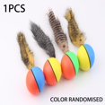 thumbnail image 1 of Dog Cat Weasel Motorized Funny Rolling Ball Pet Appears Jump Moving Alive Toy, 1 of 11