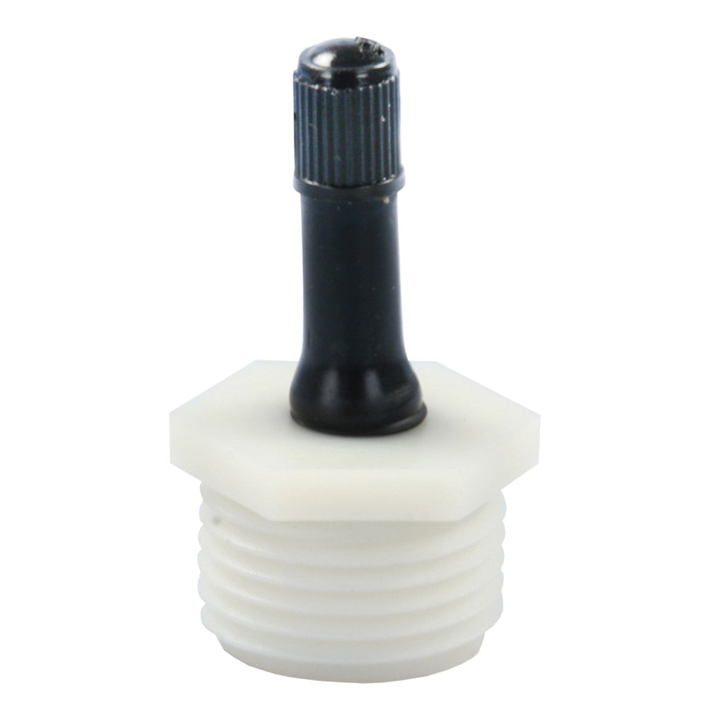 JR Products 03054 Blow Out Plug Plastic W/Valve