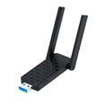 thumbnail image 2 of 1800Mbps Wireless Network Card WiFi6 USB Adapter Dual Band 2.4G/5Ghz Wi-Fi Dongle 2 Antenna Receiver for PC, 2 of 4