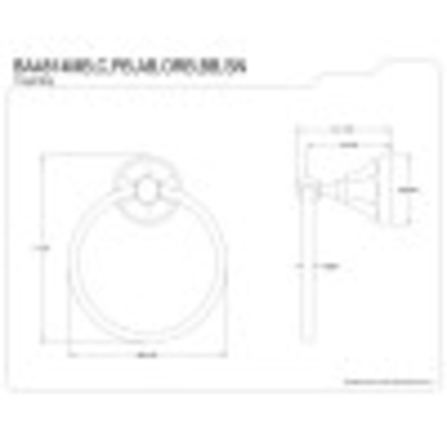Kingston Brass Metropolitan 6" Towel Ring