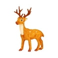 thumbnail image 3 of Yhmxh Deer Decorative Figurine, 9.8 in Christmas Reindeer Stuffed Animal Cute Deer Plush Stuffed Animal Xmas Plush Gift Toy Winter Christmas Decoration Elk Statue for Woodland Holiday Decoration, 3 of 7
