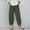 Army Green, variant on Patlollav Womens Casual High Waist Solid Summer Cotton Loose Long Straight Pants