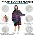 thumbnail image 5 of I Love My Dogs Art Wearable Oversized Blanket,Wearable Blanket Hoodie for Adults,Cozy Hooded Blankets with Super Pockets,Super Warm Fuzzy Pullover for Women & Men, 5 of 6