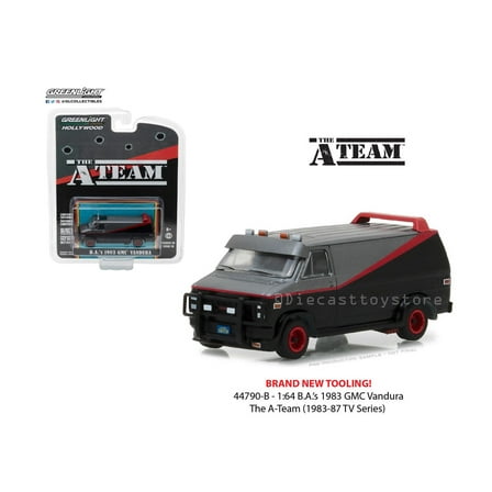 GREENLIGHT 1:64 HOLLYWOOD SERIES 19 - THE A-TEAM - 1983 GMC VANDURA 44790-B