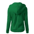 thumbnail image 3 of DDAPJ pyju Womens Fuzzy Fleece Jackets, Warm Winter Hooded Sweatshirt Jacket Slim Fit Zip Up Hoodie Soft Cozy Plush Coat with Pockets, 3 of 4