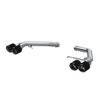 Mbrp Exhaust 2.5" Axle Back, Dual Split Rear; T304, With Carbon Fiber Tips S56033CF