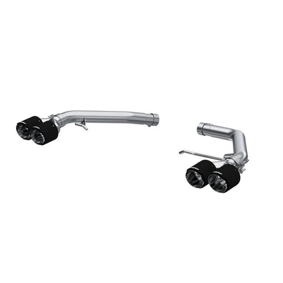 Mbrp Exhaust 2.5" Axle Back, Dual Split Rear; T304, With Carbon Fiber Tips S56033CF