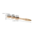 thumbnail image 2 of WRITWAA Musical Instruments Jingle Hand Bells Wooden 1Pcs Sensory Development Classroom Activities, 2 of 8