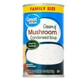 Great Value Cream of Mushroom Condensed Soup Family Size, 26 oz