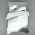 thumbnail image 2 of Ambesonne Grey Bedding Set 3 Pcs, Abstract Ombre Lines, Twin XL, Grey Pale Grey White, 2 of 3