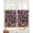 Black, variant on Watercolor Floral Sheer Curtains 54 Inch Length 2 Panels Set for Living Room/Bedroom, Retro Botanical Flowers Leaves Spring Beige Kitchen Curtains Grommet Curtains Window Treatments 42"x54"x2