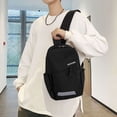 thumbnail image 2 of Spencer Sling Bag Crossbody Sling Backpack for Men Women Lightweight Daypack Cross Body Chest Bag for Travel Hiking, Black, 2 of 12