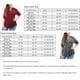 thumbnail image 4 of Tops de mujer Camisas de manga 3/4 con vuelta Blusas de cuello en V de talla grande Blusas tipo túnica, 4 of 4