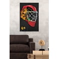 thumbnail image 2 of NHL Chicago Blackhawks - Mask 16 Wall Poster, 22.375" x 34", 2 of 2