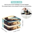 thumbnail image 5 of Sea Lion Travel Portable Square Jewelry Box Organizing Rings Earrings Necklaces Bracelets for Girls Women, 5 of 6