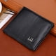 thumbnail image 3 of Bolsa Carteras cortas de moda para hombre, monedero de negocios fino, bolsas de dinero con solapa (negro) Tmvgtek Para estrenar, 3 of 6