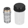 thumbnail image 2 of Achromatic Objective, 20.2mm Interface Chrome Plated Spring  Device Corrosion Resistant High Power Microscope Lens  for Biology, 2 of 7