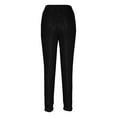 thumbnail image 6 of Black Women Loose Fit Trousers Pants for Women Casual Sequin Bling High Leg Dance Cosplay Flare Bell Bottom Fall Summer Trousers Pants 2025 XL, 6 of 7