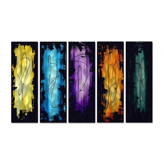 All My Walls Linda Powell 'We Were Once' Metal Wall Art Sculpture 5-piece Set
