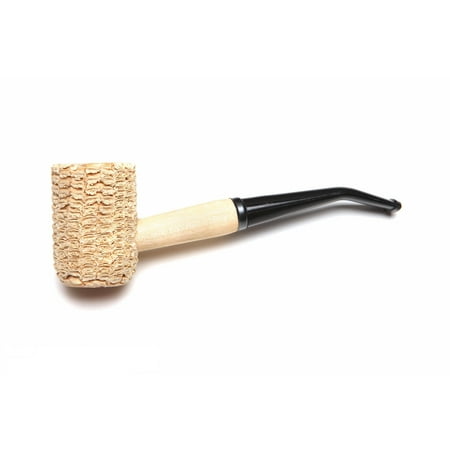 - Missouri Meerschaum - Missouri Pride Corn Cob Tobacco Pipe - 5th Avenue, Bent Bit