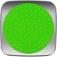thumbnail image 2 of Flowell 7.5 inch High Pressure Rainfall Shower Head Showerhead (90 Nozzles) - Chrome and Green, 2 of 3