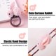 thumbnail image 3 of Bunny Hair Clips for Girls Cute Hair Bands Bunny Hairpins Hair Scrunchies Cute Hair Clips Bunny Baby Hair Clip Easter Plush Bunny Hair Band, 3 of 5