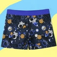 thumbnail image 2 of MEZZALL Cute Cartoon Breathable Boys Swim Trunks Swimwear For Kids Comfortable Square Leg Swimming Shorts For Boys Ages 4 12, Blue, 7-9, 2 of 3
