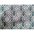 thumbnail image 4 of oneOone Cotton Poplin White Fabric Leaves & Floral Block Craft Projects Decor Fabric Printed By The Yard 42 Inch Wide, 4 of 4