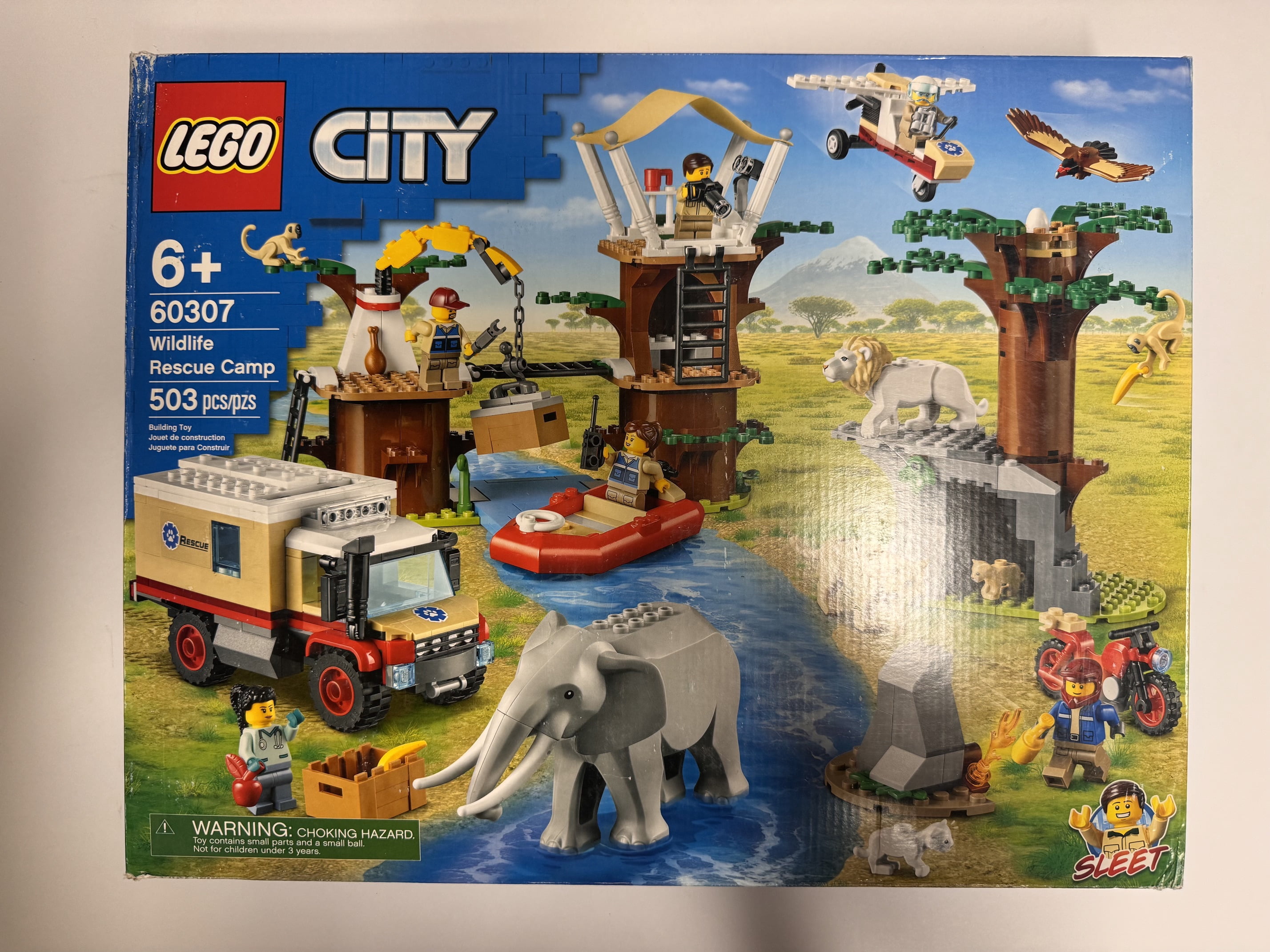 LEGO City Wildlife Rescue Camp 60307 Building Toy for Kids Aged 6