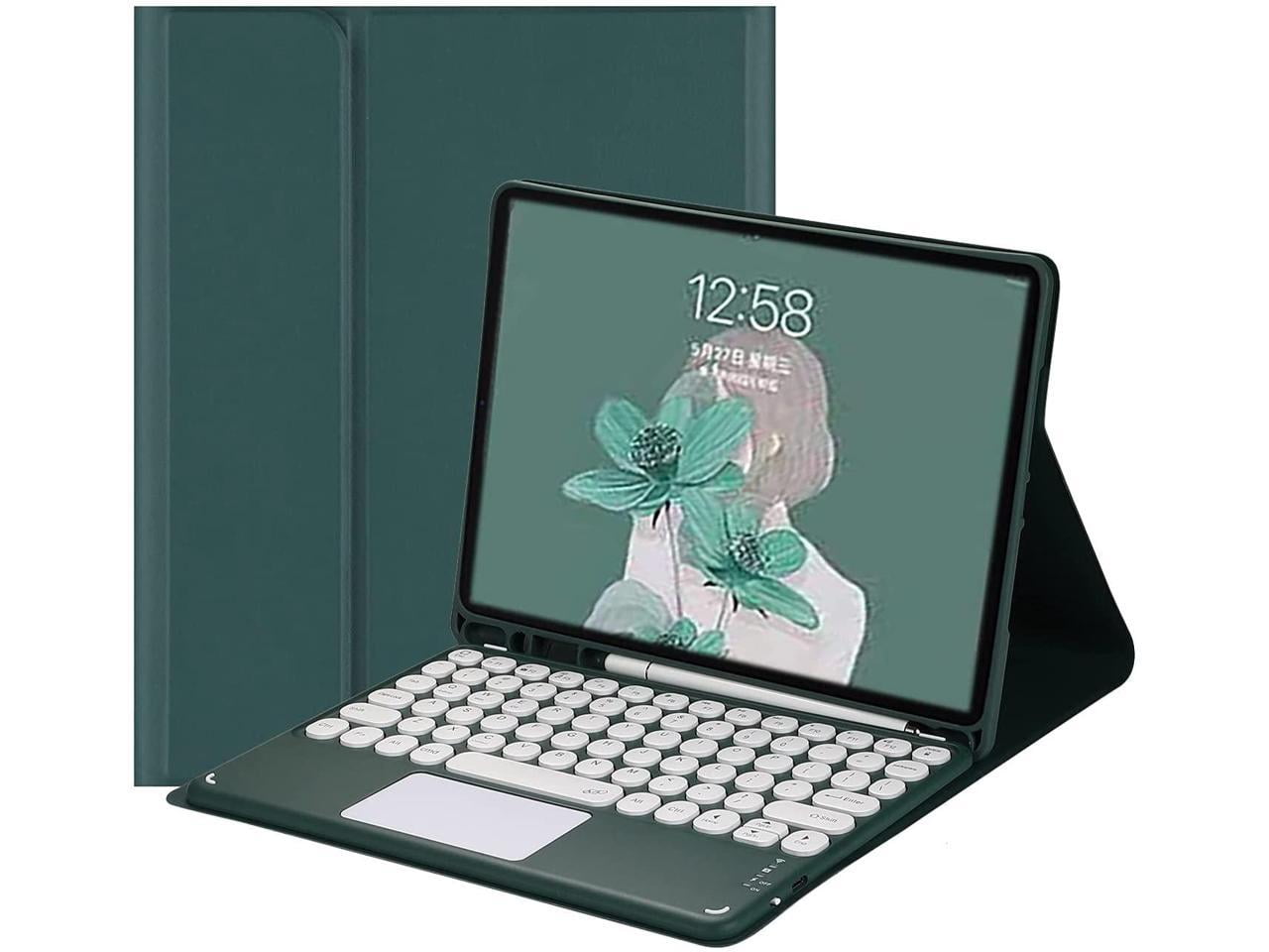 Keyboard Case for iPad Pro 11 2021 2020 2018, Slim Leather Cover