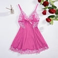 thumbnail image 2 of Levmjia Women's Mesh Lingerie Set Lace Sheer Sleepwear Deep V Pajamas Romantic Nights Valentine's Day Gift Two Piece Set Comfortable And Elegant, 2 of 4
