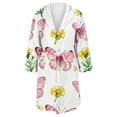thumbnail image 5 of Gifts for Women Robes for Women Fleece House Coat Oversized Kimono Women's Sleepwear Spa Womens Bathrobe Pink, 5 of 5