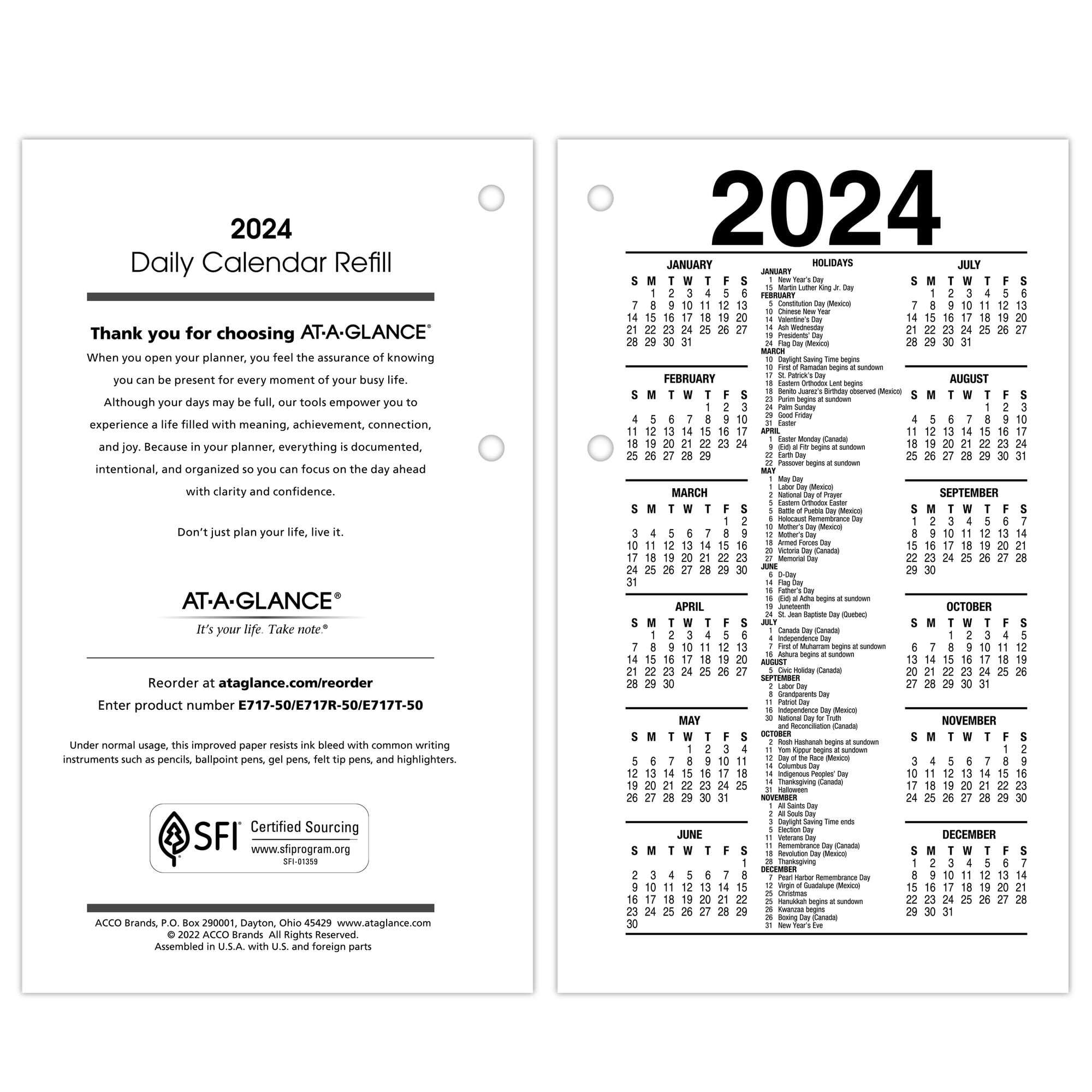 Agenda A6 2024 / 16 Months / Wax / 10x15cm / Back to School