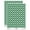 Dark Green, variant on Letter S Uppercase Fun Bold Font 200+ Round Stickers - Black - Gloss Finish - 0.50" Size