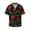 Cherry, variant on Cats Group Men's Loose Fit Cuban Collar Short-Sleeve Shirt with Button-down and Chest Pocket for Everyday Wear Outings - 3X-Large
