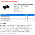 thumbnail image 2 of Front Left Engine Mount - Compatible with 1966 - 1976 Ford F-250 1967 1968 1969 1970 1971 1972 1973 1974 1975, 2 of 2