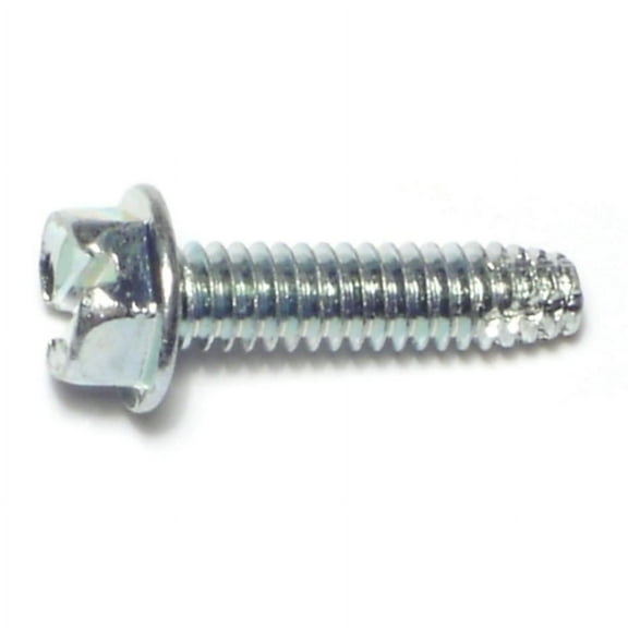 1/4"-20 x 1" Zinc Hex Washer Head Type F Sheet Metal Screws (15 pcs.)