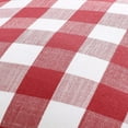 thumbnail image 3 of Bohogeo Red Christmas Decorative Plaid Pillow Covers,Buffalo Check Shams with Pompoms for Couch,20''x 20'',Pack of 2, Red/White, 3 of 7