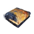 thumbnail image 5 of Halloween Decorations Throw Blanket for Couch, Halloween Starry Night Pumpkin Halloween Blanket Fuzzy Throw Blanket, Halloween Decor Cuteness Plush Flannel Blanket & Throws, 5 of 7