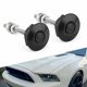 thumbnail image 3 of 2 Pcs Push Button Quick Release Hood Bonnet Pins Lock Clip Car Bumper Latch Kit, 3 of 5
