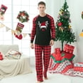 thumbnail image 3 of New Year's Costumes 2023 Women Men Boys Girls Infants Pets Matching Outfits Cute Soft 2 Pieces Suit Sleepwear Xmas Family Look, 3 of 4