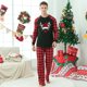 thumbnail image 3 of New Year's Costumes 2023 Women Men Boys Girls Infants Pets Matching Outfits Cute Soft 2 Pieces Suit Sleepwear Xmas Family Look, 3 of 4