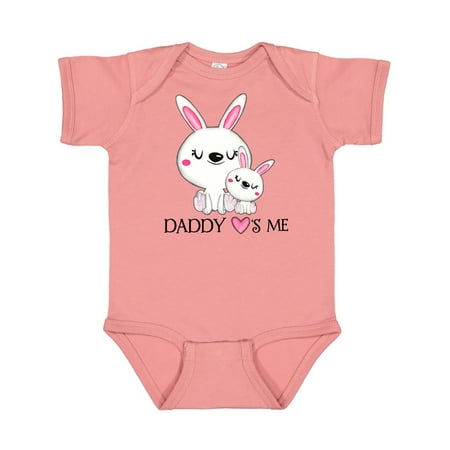 

Inktastic Daddy Loves Me- bunny family Gift Baby Boy or Baby Girl Bodysuit