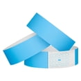 thumbnail image 2 of SmartBy 100Pcs Synthetic Paper Wristbands Disposable Waterproof Wrist Strap Event Bands Replacement Wristband Set Identification Bracelets for Amusement Park Nightclubs Bars, 2 of 7