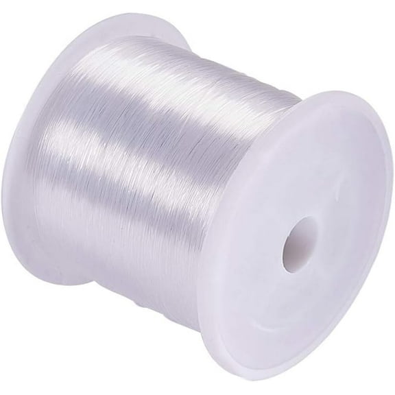1Roll 109yds 0.25mm Clear Crystal Fishing Thread Nylon Wire Beading String Cord for Bracelets Necklace Jewelry Making 100m