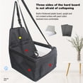 thumbnail image 2 of Asiento de coche para perros, diseño multifuncional, sofá para mascotas para coches y todas las estaciones, impermeable, seguridad resistente, 2 of 8